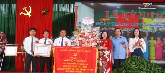 Kỷ niệm 70 năm ngày thành lập Đảng bộ xã Ngư Lộc, huyện Hậu Lộc