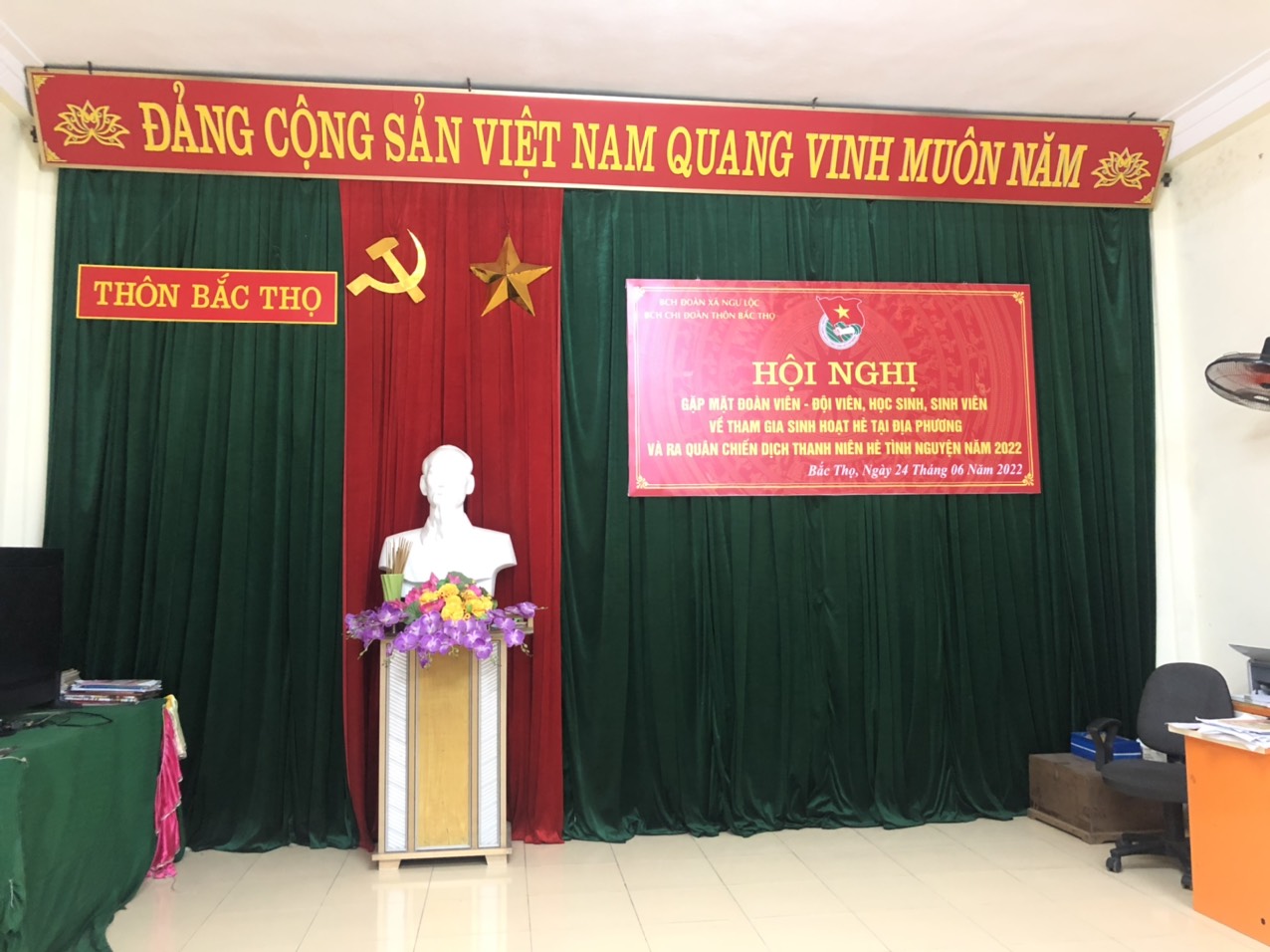 Đoàn TNCS Hồ Chí Minh xã Ngư Lộc tổ chức chương trình gặp mặt Đoàn viên – Đội viên, Học sinh- Sinh viên về tham gia sinh hoạt hè năm 2022